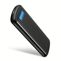 Dėklas AXAGON EEM2-SC M.2 NVMe SSD USB 3.2 Gen 2 10Gbps besraigčiai aliuminis