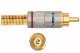 Tasker SP 62 RCA jungtis (žalia)