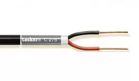 Tasker C275 2x1,50B kabelis (juoda)