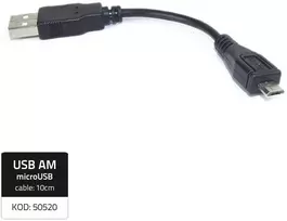 Adapteris Qoltec 50520 USB 2.0 Male/ Mic