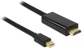 Delock Cable Mini DisplayPort 1.1 male > HDMI-A male 1 m juodas