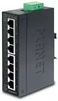 Šakotuvas Planetos jungiklis IGS-801T, pramoninė versija 8x10/100/1000, DIN, IP30, nuo -40 iki 75°C, 12-48V