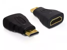 Adapteris DELTACO mini HDMI-M - HDMI-F / HDMI-27