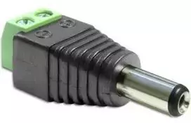 Delock Adapteris DC 2,1 x 5,5 mm kištukas > gnybtų blokas, 2 kontaktai