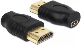 „Delock“ adapteris HDMI micro D moteriškas > HDMI A vyriškas