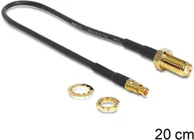 Delock antenos kabelio SMA lizdas montavimui > TS-9 kištukas 200 mm