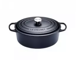 Le Creuset Bräter Signature oval 27cm juodas