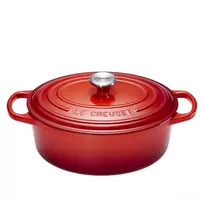 Troškintuvas Le Creuset Signature, ovalus, 27 cm, 4,1 l, vyšninis