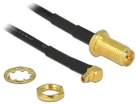 Delock antenos kabelis 0,3 m juodas (88936)