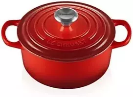 Virtuvės Indai - Le Creuset Signature Keptuvė 24cm Apvalus Vyšninės Raudonos spalvos