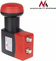 MACLEAN MCTV-670 Maclean MCTV-670 TWIN 2 imtuvas LNB 0,1dB jungiklis High Gain