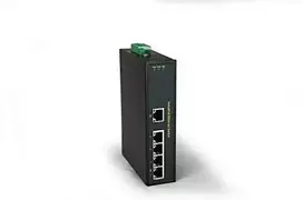 Šakotuvas Level One Carruzzo LevelOne IFS-0501 tinklo komutatorius Ne-valdomas Fast Ethernet (10/100) Juoda