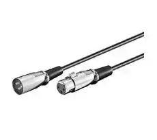 Kabelis MicroConnect XLR - XLR 3m juoda (XLRMF3)