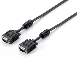 Equip Įrengti D-Sub (VGA) - D-Sub (VGA) laidą 10 m juodas (118814)