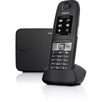Gigaset E630 tarptautinis didelio mygtuko belaidis telefonas IP65 - juodas