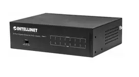 Šakotuvas Intellinet 561204 tinklo komutatorius Valdomas Gigabit Ethernet (10/100/1000) Juoda Maitinimas per Eternetą (PoE)