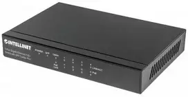Šakotuvas Intellinet 561174 tinklo komutatorius Gigabit Ethernet (10/100/1000) Juoda Maitinimas per Eternetą (PoE)