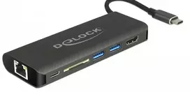 Stotis / replikatorius Delock 4K Dock USB-C (87721)