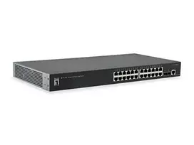 Šakotuvas Level One Carruzzo LevelOne GTL-2661 tinklo komutatorius Valdomas L2 Gigabit Ethernet (10/100/1000) Juoda
