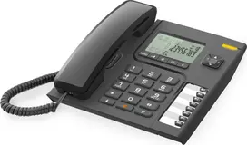 Fiksuotas telefonas Alcatel T76 Juodas