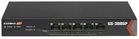 Šakotuvas Edimax Switch GS-3005P Web Management, Desktop, 1Gbps (RJ-45) jungtys kiekis 5, PoE+ jungtys kiekis 4, Maitinimo tipas Vienvietis