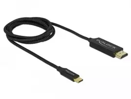 Delock Atrakinimo kabelis USB Type-C™ kištukas > HDMI-A kištukas DP-Alt režimas 4K 60 Hz 1 m