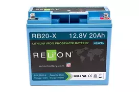 RELION RB20-X 12.8V 20Ah Lithium Ion gilaus iškrovimo akumuliatorius
