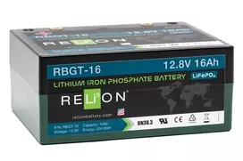RELION RBGT16 12.8V 16Ah Lithium Ion gilaus iškrovimo akumuliatorius