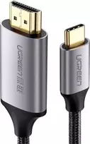 USB kabelis Ugreen USB-C - HDMI 1,5 m sidabro (50570)
