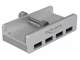 Delock išorinis USB 3.0 4 prievadų šakotuvas su fiksavimo varžtu