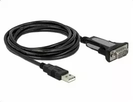 Adapteris AV Delock DELOCK Adapteris USB 2.0 Typ-A zu 1 x Seriell RS-232 DB9 3 m