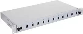 Alantec Sujungimo dėžutė 12xsc simplex / 12xlc duplex 19" 1u su priekine plokšte ir priedais