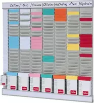 Monthly planner Nobo Sidabras Aliuminis