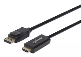 Manhattan 152679 vaizdo kabelio adapteris 1,8 m DisplayPort HDMI Juoda