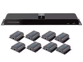 Techly 028207 plėstuvo skirstytuvas HDMI 1x8 1080p 60Hz po skrętce Cat6, iki 40m