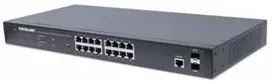 Šakotuvas Intellinet 561341 Switch 16p Gigabit POE+ 2x SFP