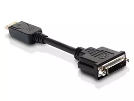 Adapteris AV MicroConnect DisplayPort – DVI-I juoda (DPDVI015)