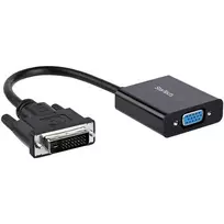 AV adapteris StarTech kabelis StarTech DVI - sub 0.25m Juodas (DVI2VGAE)