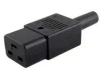 Maitinimo kabelis MicroConnect Maitinimo šaltinis C19, juodas (C19PLUG)