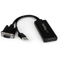 Adapteris AV StarTech D-Sub (VGA) – HDMI + USB-A kištukas (VGA2HDU)