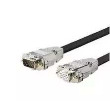MicroConnect Pro - VGA-Verlängerungskabel - HD-15 VGA m bis W - 5 m - geformt - Cable - Digital/Ekranas/Video