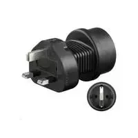 MicroConnect Universalus adapteris UK į Schuko (PETRAVEL1)