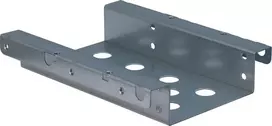 Sidabrinis „Inter-Tech“ SSD tvirtinimo rėmas, 2x2,5 colio, 3,5 colio