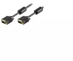Kabelis MicroConnect D-Sub (VGA) - D-Sub (VGA) 10m juoda (MONGG10FB)