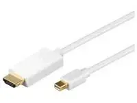 Kabelis MicroConnect DisplayPort Mini – HDMI 1m balta (MDPHDMI1)