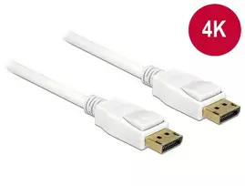Kabelis Delock DisplayPort – DisplayPort 5m balta (84879)