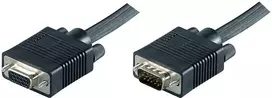 Kabelis MicroConnect D-Sub (VGA) - D-Sub (VGA) 2m juoda (MONGH2B)