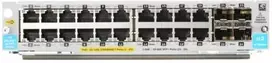 Šakotuvas Hewlett Packard (HP) SFP HP modulis PoE HP jungiklis J9990A (20x 10 / 100 / 1000Mbps)