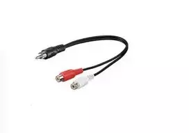 Kabelis MicroConnect RCA (Cinch) - RCA (Cinch) x2 0.2m juoda (AUDC02)