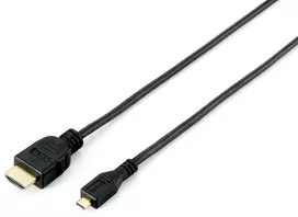 Equip Įrengti HDMI Micro - HDMI laidą 2m juodas (119308)